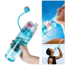 New B Botol Minum BPA Free dengan Sprayer 600ml - Green - 2