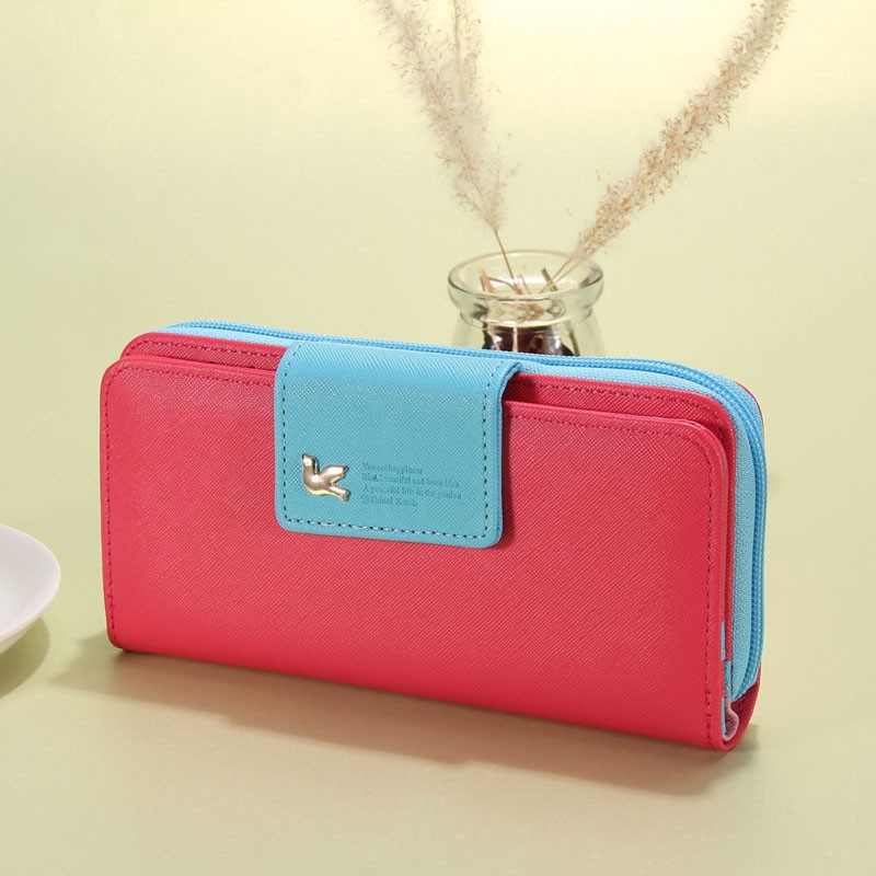 Dompet Wanita Long Zipper Wallet Rose JakartaNotebook com