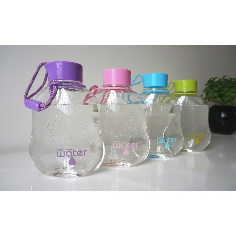  Botol Minum Plastik  Drink More 400ml SM 8241 Green 