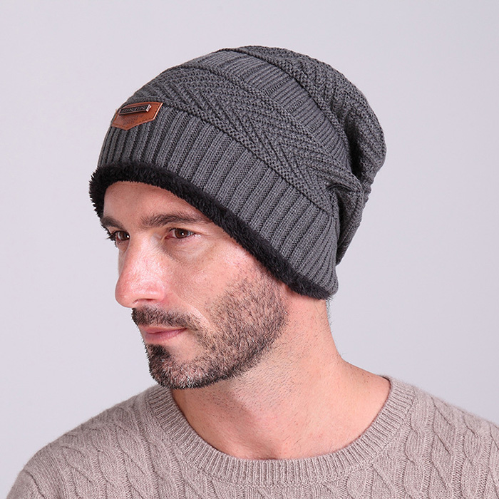 woolen cap black