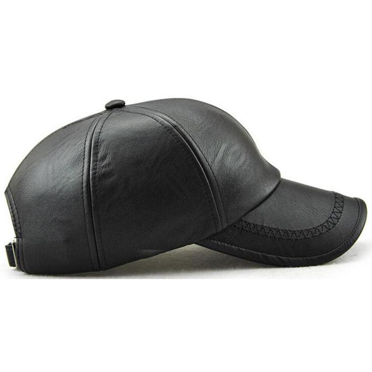 patent leather cap