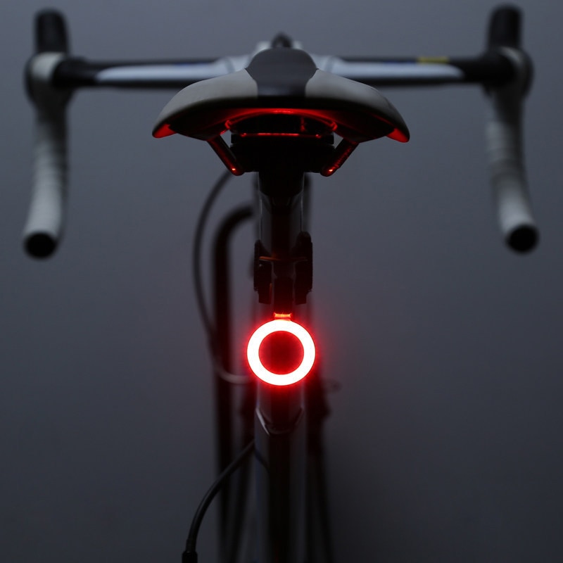  Zacro Lampu Sepeda  Tail Light LED Bicycle Bone USB 