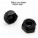 Hzyuegou Mur Self Locking Hex Insert Lock Nut M Pcs Ssm Black