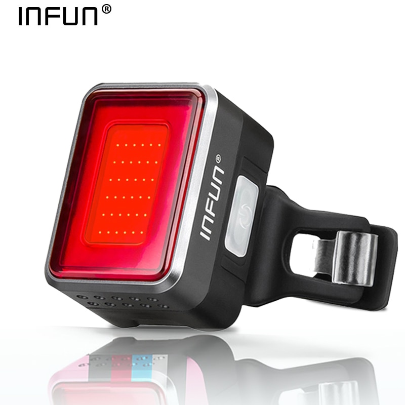 INFUN Lampu  Belakang Sepeda  MTB  Bike  Tail Light Automatic 