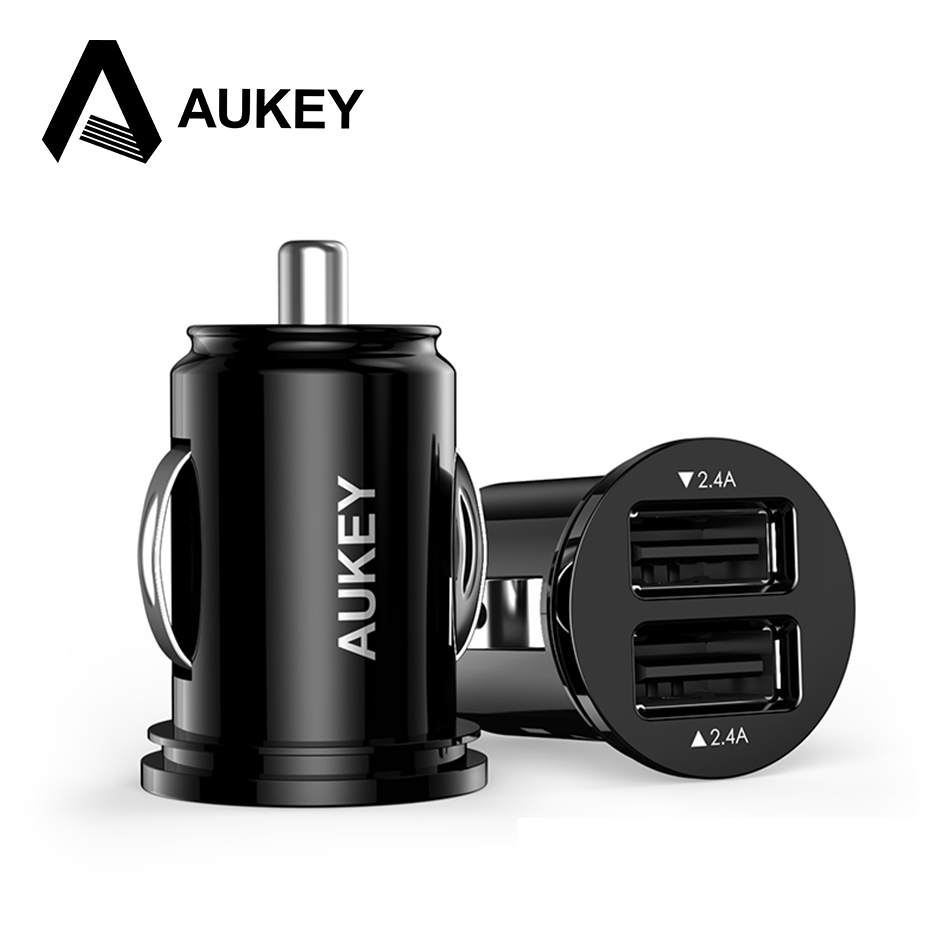 makeup grosir murah Aukey Car 4.8A USB 2 S1 CC 24W Charger   AiPower Port