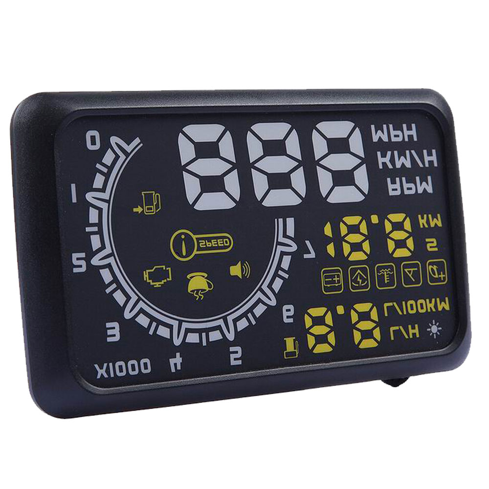 Car LED HUD Head Up Display OBD2 Interface 5.5 Inch