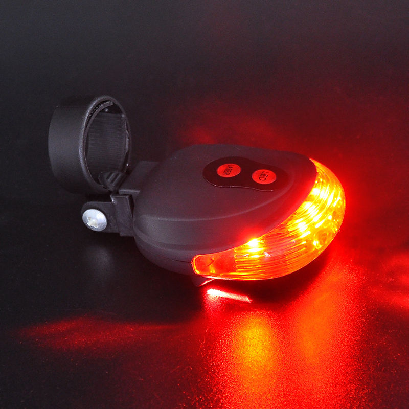 TaffLED Bicycle Laser Strobe Taillight 5 LED  Lampu  LED  