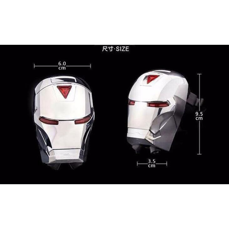  Lampu  Belakang  Sepeda  Iron Man Mask Bycyle Laser  Lamp 