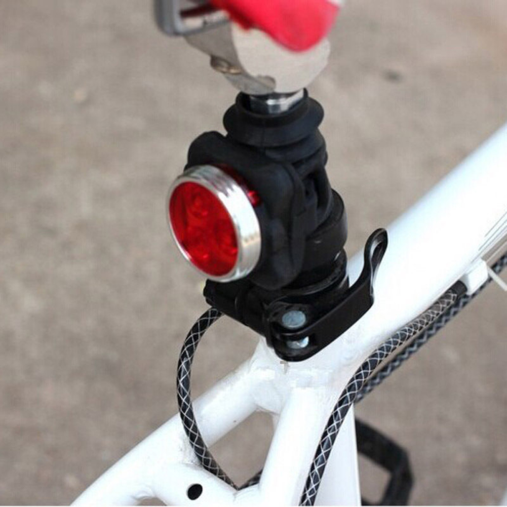  Lampu  Belakang Sepeda  USB Charge 3 LED PJ011 White 