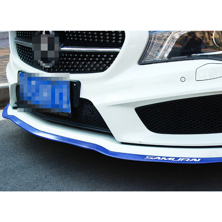 SAMURAI Stiker  Carbon Fiber Anti Collision Strip Bumper 