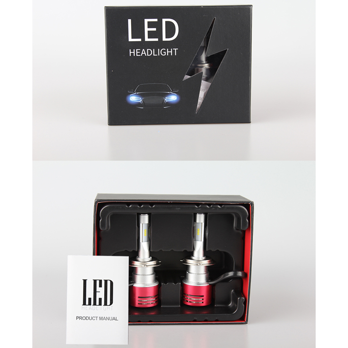 Lampu Mobil  LED  Headlight  V5 H4  HB2 9003 60W 8400Lm Super 