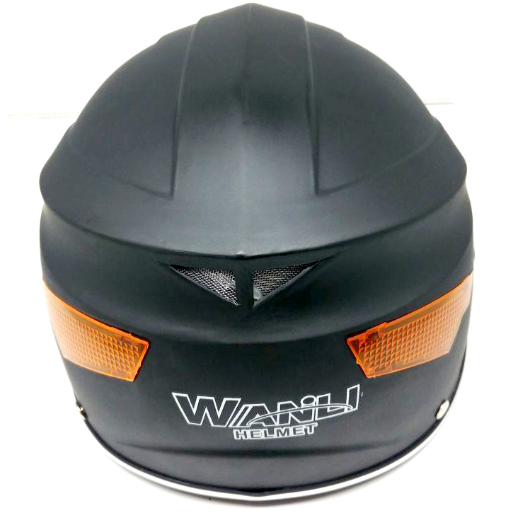 Wanli Helm Sepeda Skuter Motor Elektrik Half Face - Black