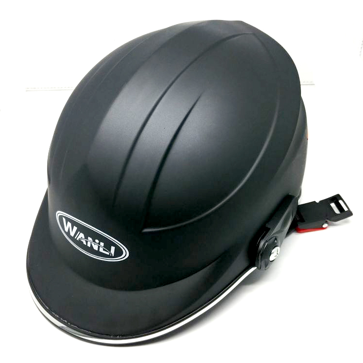 Wanli Helm  Sepeda  Skuter  Motor  Elektrik  Half  Face  Black 