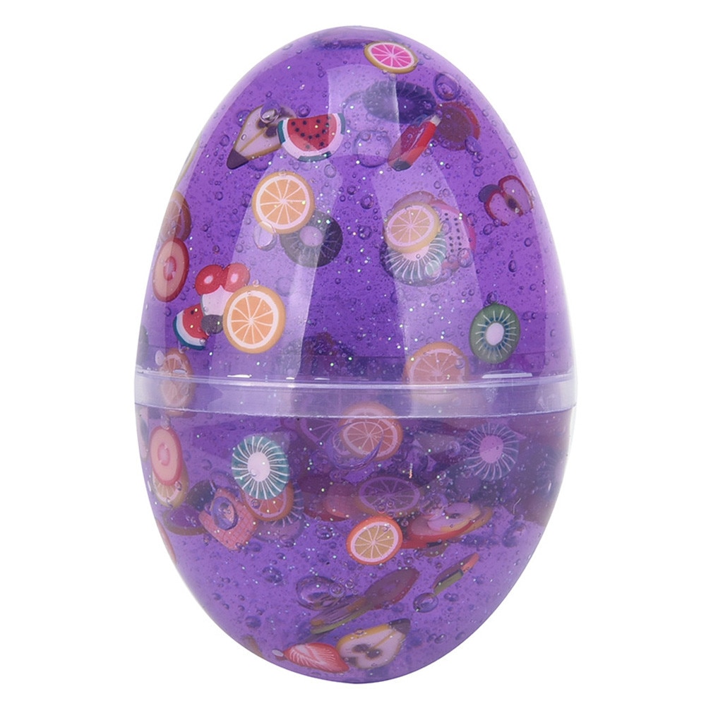  Mainan  Slime Model Telur  Colorful Egg Stress Relief Toy 