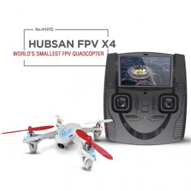 Hubsan FPV X4 Mini Drone Quadcopter with Camera - H107D - White - 1