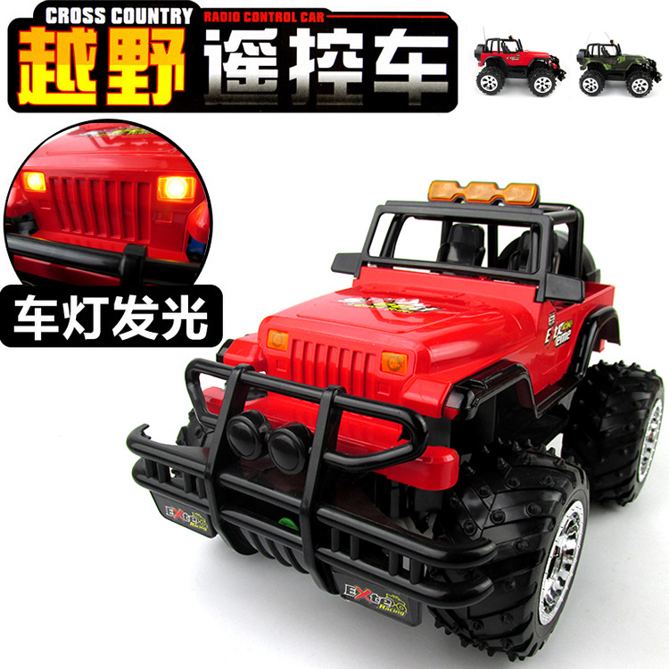 Remote Control RC Jeep Offroad King - Red 