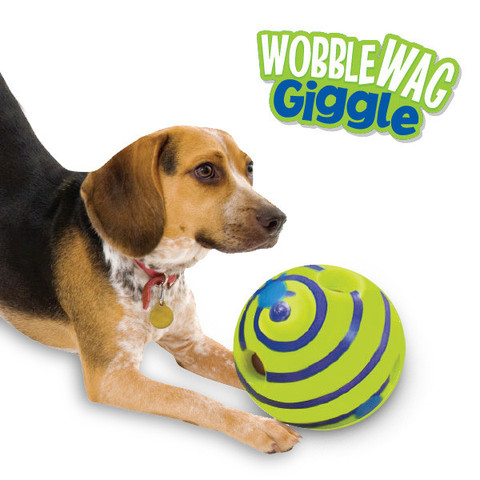 Wobble Wag Giggle Pet Toys - NEBI542 - Green/Black 