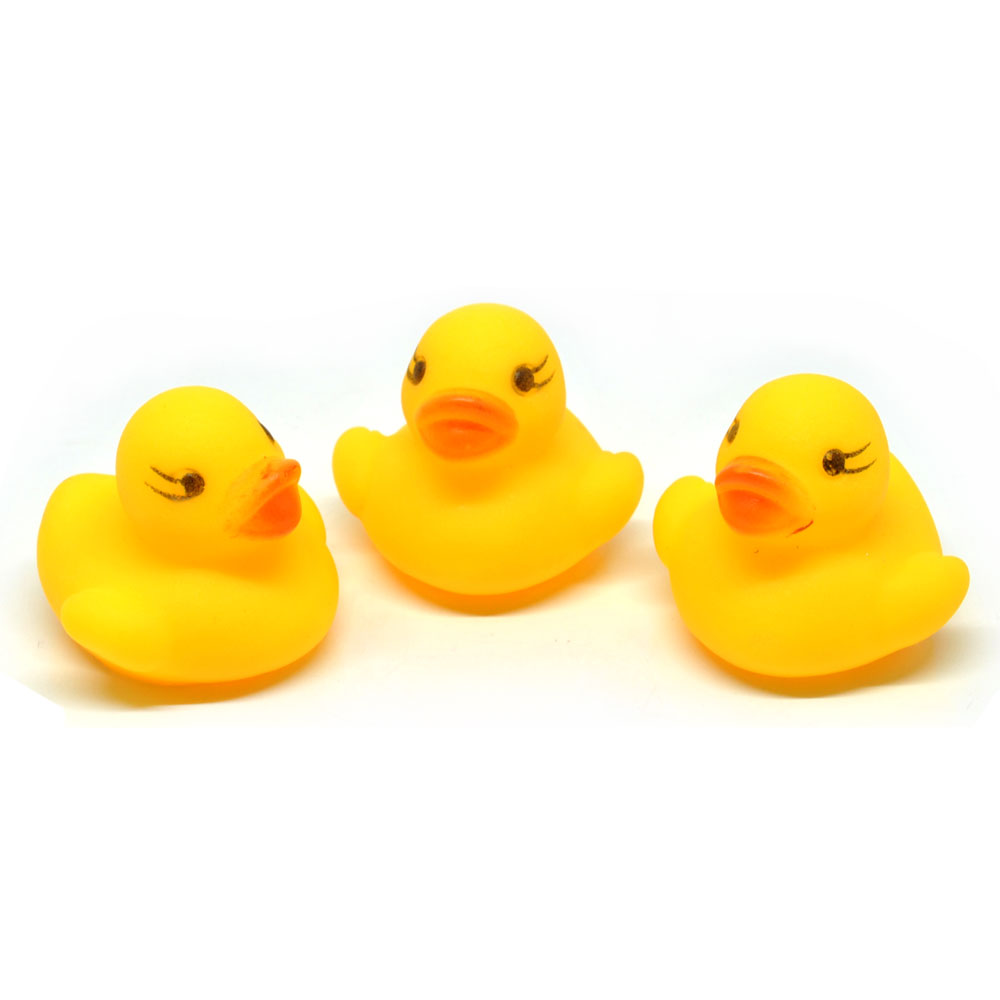 Baby Water Floating Duck Toy / Mainan Bebek - Yellow