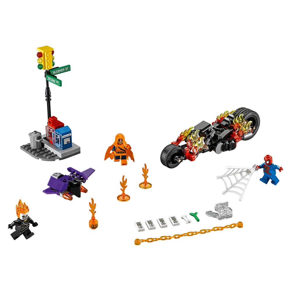 spider man and ghost rider lego