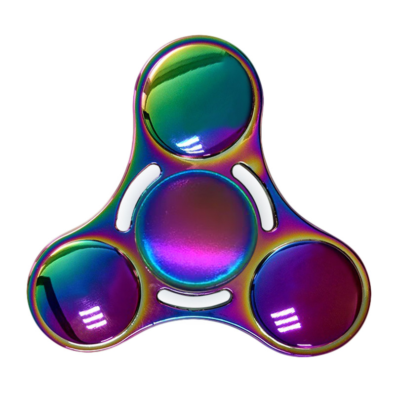 Rainbow Tri Fidget Spinner - Multi-Color - JakartaNotebook.com