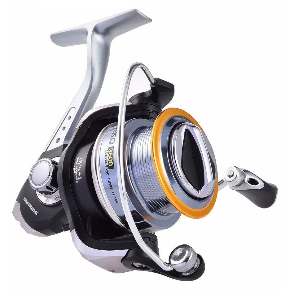 KastKing Reel Pancing  MAKO2500 8 Ball Bearing Silver 