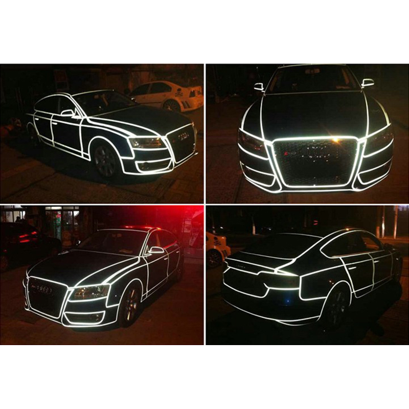 Car Styling Reflective Stiker Mobil 1cm 5 Meter - Red - JakartaNotebook.com