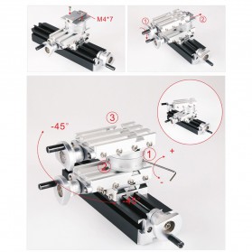  Mesin Bubut Mini Rotating Lathe Wood Metalworking DIY 