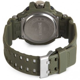 SKMEI Military Men Sport LED Watch Water Resistant 50m - AD1040 - Army Green - 5