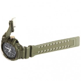 SKMEI Military Men Sport LED Watch Water Resistant 50m - AD1040 - Army Green - 6