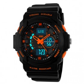 SKMEI S-Shock Sport Watch Water Resistant 50m - AD0955 - Orange - 2