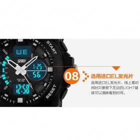 SKMEI S-Shock Sport Watch Water Resistant 50m - AD0955 - Orange - 6