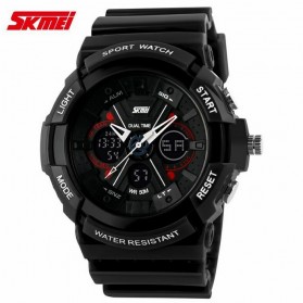 SKMEI Jam Tangan Analog Digital Pria - AD0966 - Black - 1