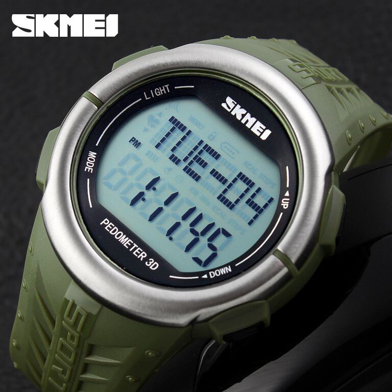 SKMEI Jam Tangan Olahraga Pedometer Heart Rate - DG1058HR 