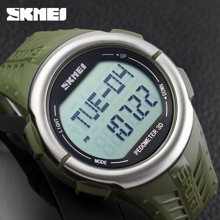 SKMEI Jam Tangan Olahraga Pedometer Heart Rate - DG1058HR 