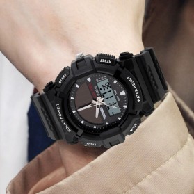 SKMEI Jam Tangan Analog Digital Pria - AD1050E - Black - 3