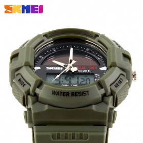 SKMEI Jam Tangan Analog Digital Pria - AD1050E - Army Green - 2