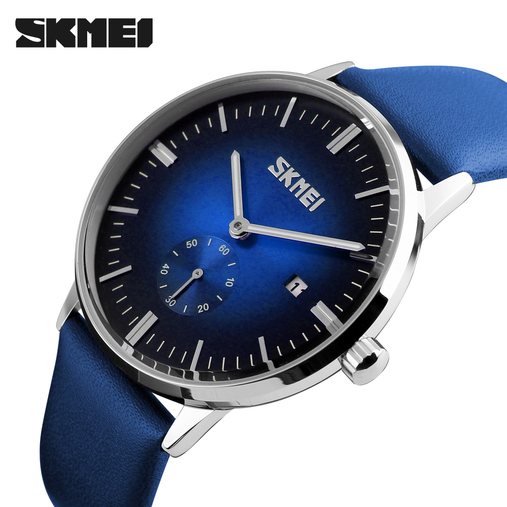 SKMEI Jam Tangan Analog Pria - 9083CL - Black/Blue 