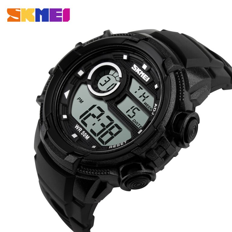 SKMEI Jam Tangan Sporty Digital Pria - DG1113 - Black 