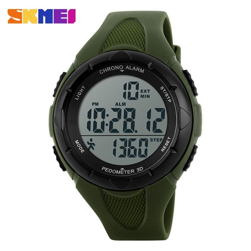 SKMEI Jam Tangan Digital - DG1108S - Army Green 