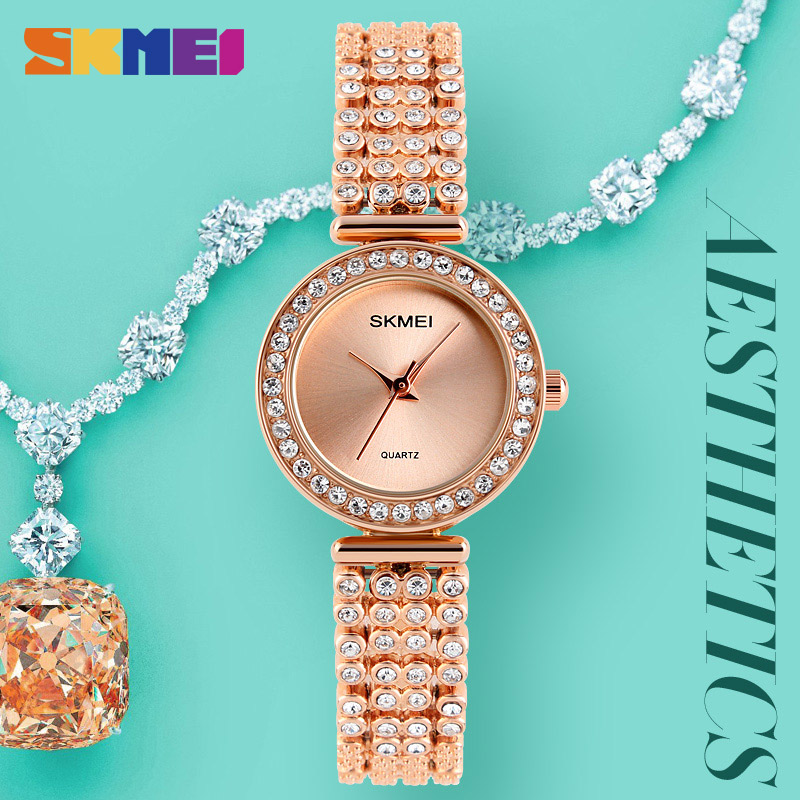 SKMEI Jam Tangan Elegan Wanita 1224C Rose  Gold  