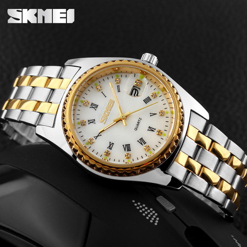 SKMEI Jam Tangan Analog Pria - 9098CS - White 