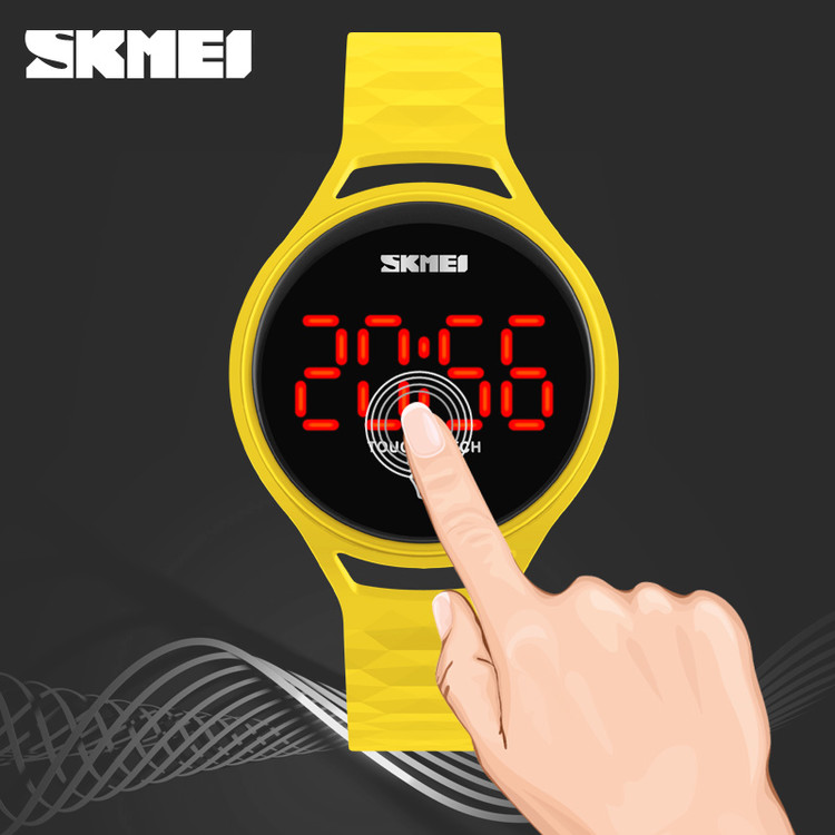 SKMEI Jam Tangan LED Touch Wanita - 1230A - Yellow 