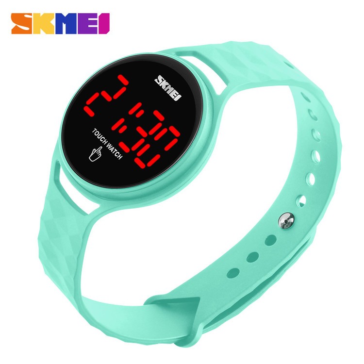 SKMEI Jam  Tangan  LED  Touch Wanita  1230A Green 