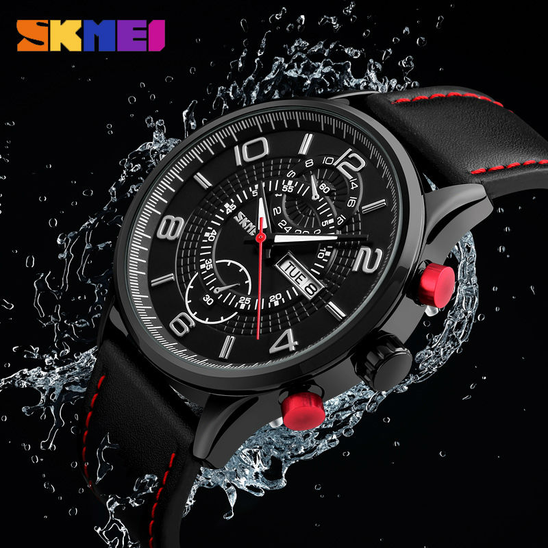 SKMEI Jam Tangan Analog Pria - 1603CL - White 