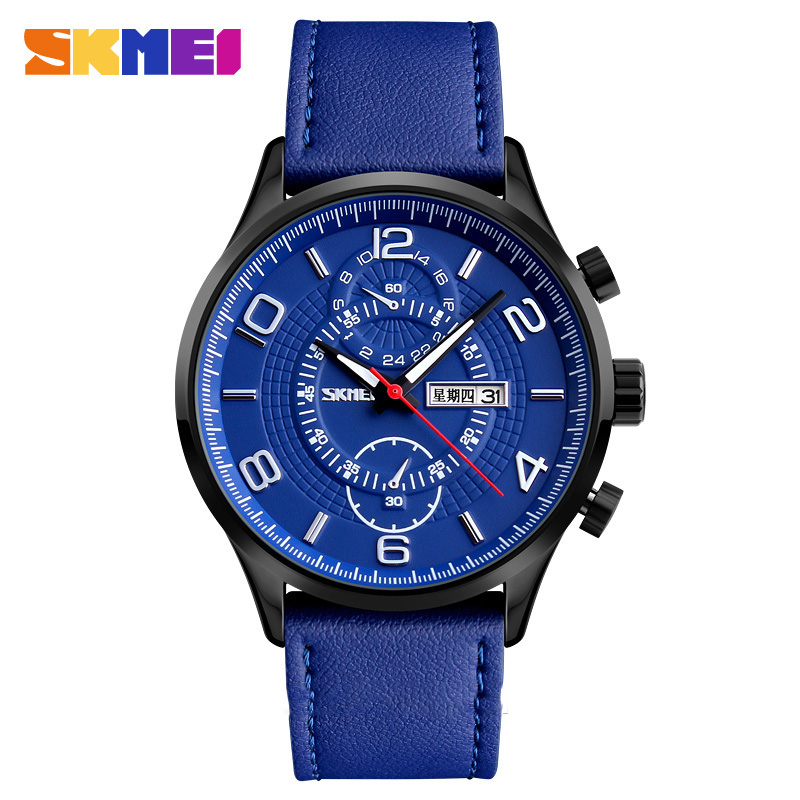 SKMEI Jam Tangan Analog Pria - 1603CL - Blue 