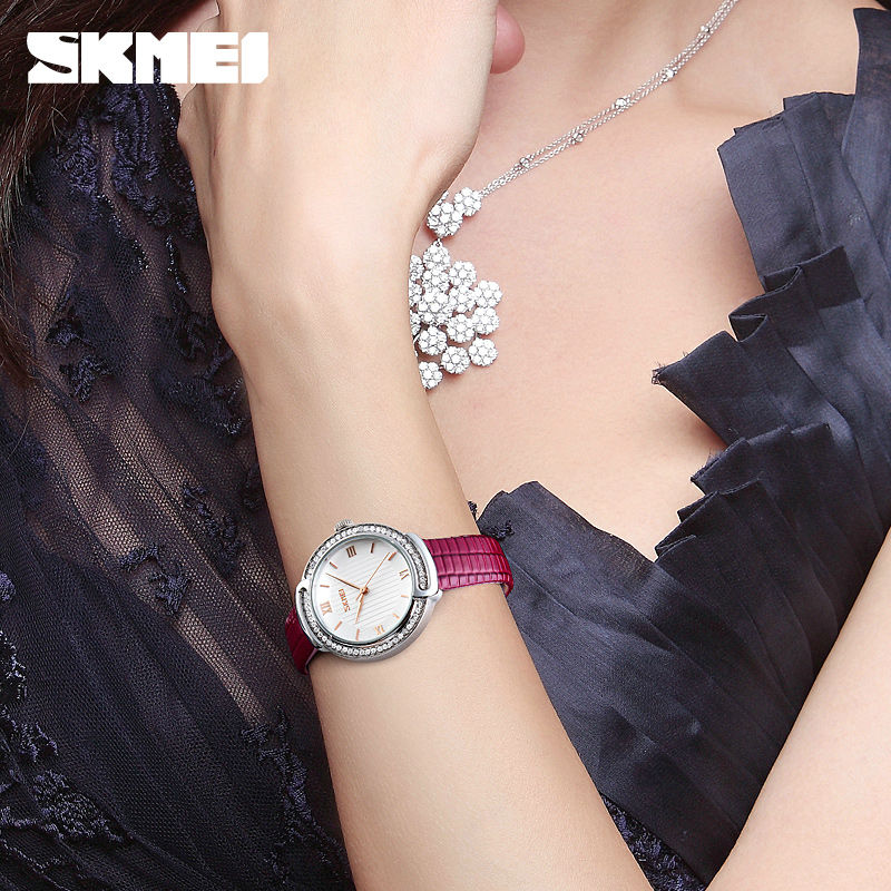 SKMEI Jam Tangan Analog Wanita - 9143 - Black 