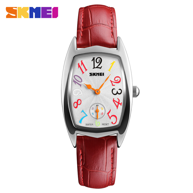 SKMEI Jam Tangan Wanita Elegan - 1323 - Silver/Red