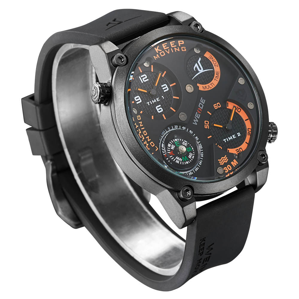 Weide Universe Series Dual Time  Zone Compass 30M Water 