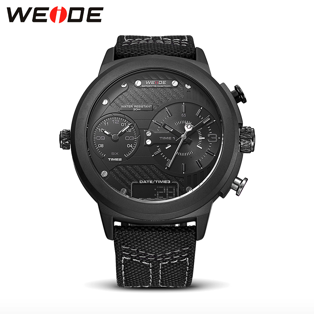 Weide Jam Tangan Analog - WH6405 - Black/Silver 