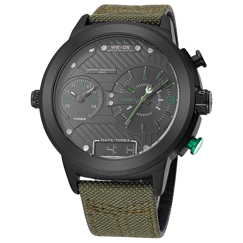 Weide Jam Tangan Analog WH6405 Green JakartaNotebook com